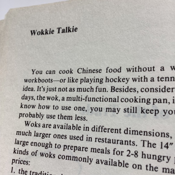 🇨🇦 Vintage THE JOY OF WOKKING Cookbook by Martin Yan - Picture 5 of 6